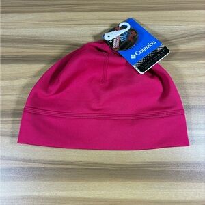 Columbia Women’s Pink Omni Heat Beanie with Ponytail Hole Sz S/M